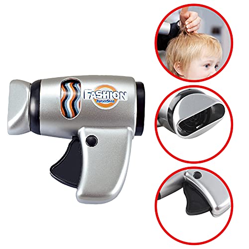 deAO Estilismo y Peluquería Juego de Barbero a la Moda para Niños y Niñas Conjunto Juguete Incluye Accesorios