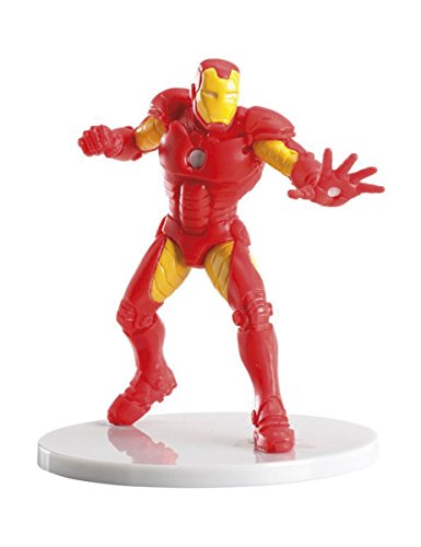 dekora Decoración para Tarta con Licencia Iron Man Marvel Vengadores, Multicolor, Acrylic, Talla Única