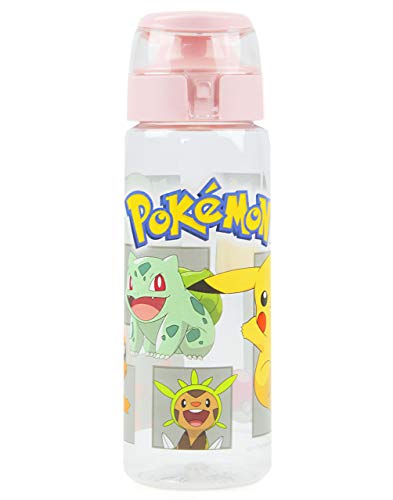 Deportes plástico bebe agua de botella Copa de las niñas Pokemon Carácter