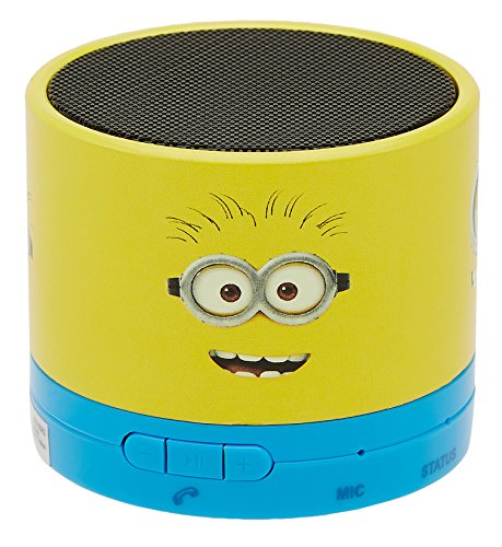 DESPICABLE ME Me-BT010DES GRU, Mi Villano Favorito Los Minions-Mini Altavoz Bluetooth Inalámbrico, Entrada AUX-IN, batería Recargable (Lexibook BT010DES), Color Azul