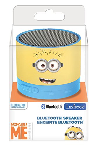 DESPICABLE ME Me-BT010DES GRU, Mi Villano Favorito Los Minions-Mini Altavoz Bluetooth Inalámbrico, Entrada AUX-IN, batería Recargable (Lexibook BT010DES), Color Azul