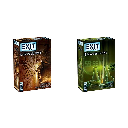 Devir - Exit: La Tumba del Faraón, Ed; español (Bgexit2)+ - Exit: El Laboratorio Secreto, Ed; español (Bgexit3)