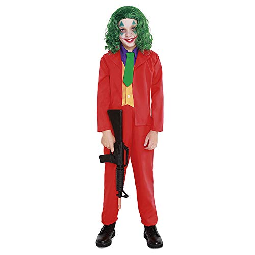 Disfraz Mad Clown Joker Niño Cine y TV (Talla 3-4 años) (+ Tallas)