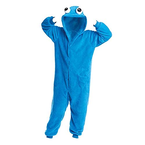 Disfraz Monstruo Azul【Tallas Infantiles de 3 a 12 años】[Talla 5-6 años] |Disfraz Infantil Carnaval Profesiones Halloween Fiestas Disfraces Obras Teatro Actuaciones