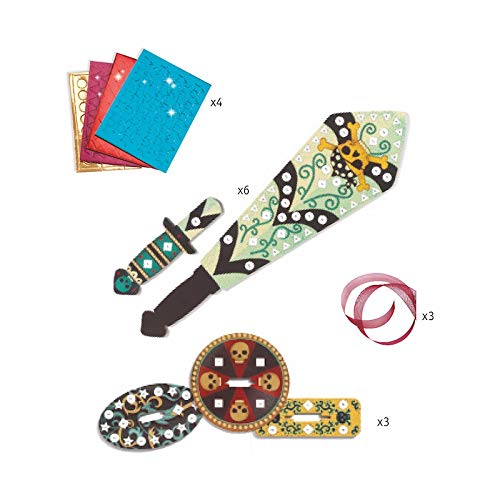 DJECO Sables para Decorar Pirata (37902), Multicolor (1)