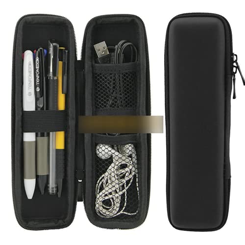 Estuche multifuncional u0026 para guardar auriculares, color negro