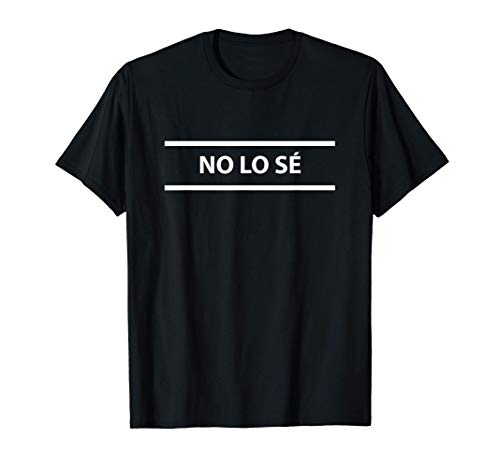 Estudiante Español - No lo sé - Maestro de España Camiseta