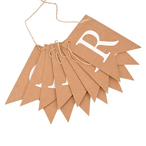 ewtshop® Guirnalda de candy bar decorativa en estilo vintage para cumpleaños, bodas, fiestas en el jardín u otras celebraciones.