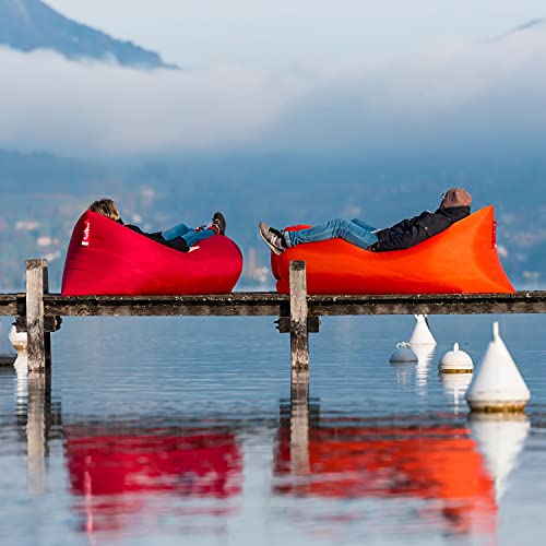 Fatboy® Lamzac 2.0 Sofá Inflable | Verde Selva | Sillón Hinchable con Relleno de Aire | Apto para Uso Exterior | 200 x 90 x 50 cm