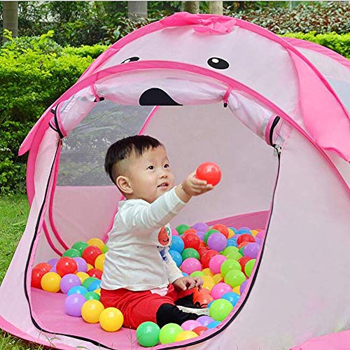 FEEE-ZC Tienda de campaña para niños, Caricatura, casa de Juegos para niños, Castillo, Plegable, Interior, Exterior, Juego, Tienda de campaña, Juguete Encantador, Regalo para niños pequeños, niñas