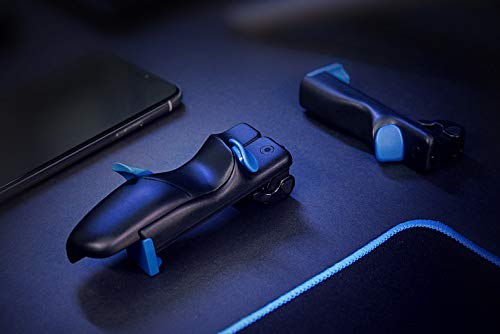 flydigi Mando de juego móvil PUBG, Trigger 2 Generación Móvil Botón de Juego PUBG COD Auxiliar Seis Dedo Artefacto iOS Android Pistola de presión automática (Versión de mano izquierda)