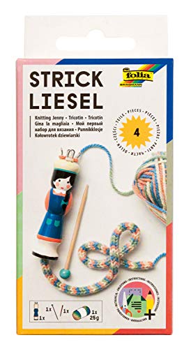 Folia 24919 - Kit de Punto (Incluye Lana, Aguja de Madera y Aguja)