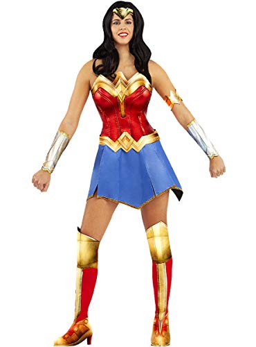 Funidelia | Disfraz de Wonder Woman Oficial para Mujer Talla XS ▶ Mujer Maravilla, Superhéroes, DC Comics, Liga de la Justicia - Color: Multicolor - Licencia: 100% Oficial