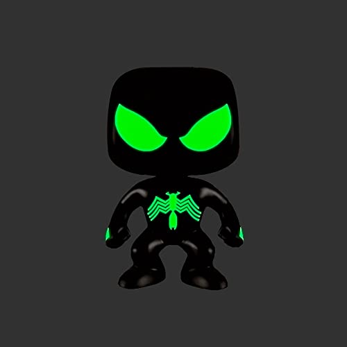 Funko 7011 GITD 7011 "POP Bobble Marvel Black Suit Spider-Man Toy