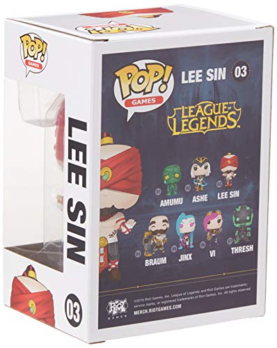 Funko - Lee Sin Figura de Vinilo, colección de Pop, seria League of Legends (10306)