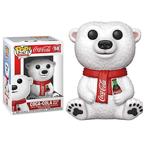 Funko- Pop Ad Icons Coca-Cola Polar Bear Juguete coleccionable, Multicolor (41732)