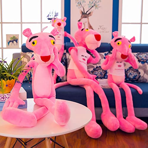 FWJSDPZ Color Rosa Leopardo Peluche Juguete Rosa Travieso Leopardo Regalo De Cumpleaños Decoración del Hogar (Color : B, Size : 180cm)