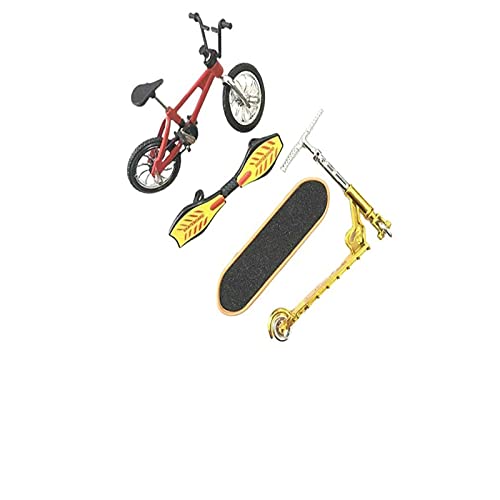 Gaviny Patineta de Dedo, patineta de Dedo Mini patineta de Dedo Conjunto de Bicicleta patineta Divertida Mini Bicicleta Juguete para niños