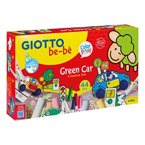 Giotto Bebè BE-BÈ Green Car Set Creativo, Multicolor (Fila 477500)