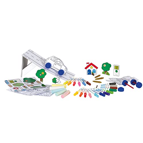 Giotto Bebè BE-BÈ Green Car Set Creativo, Multicolor (Fila 477500)