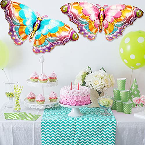Globos de Mariposa Coloridos Globos de Mariposa Rosa Globos de Helio de Mariposa con Estampado para Fiestas Temáticas de Mariposas, Bodas Fiestas de Cumpleaños Decoraciones de Baby Shower