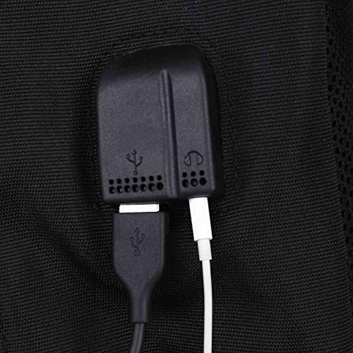 GOTH Perhk Mochila Anime Demon Slayer Mochila Nezuko Tanjiro Inosuke Mochila de viaje Bolsa de cosméticos Estuche de viaje Mochila para portátil, Divertida mochila negra, Taille unique