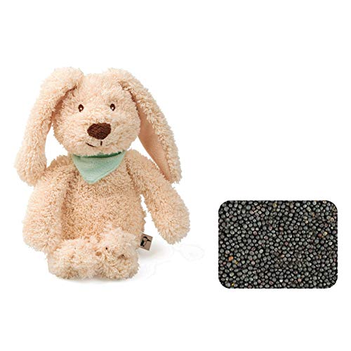 GRÜNSPECHT Naturprodukte 335-V3 - Conejo de peluche térmico (200 g), color beige