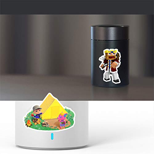 GTOTd Pegatinas de dibujos animados divertidos de anime (100 unidades, como se muestra en la imagen, no al azar) Regalos Merch Videojuegos para fiestas para botellas de agua portátiles Niñas