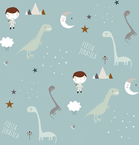 HACIENDO EL INDIO Saco nórdico con Relleno Jurasic Green B Cama 90 cm