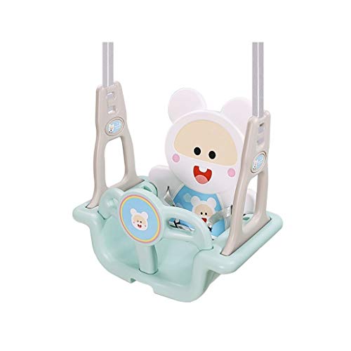 Hamaca Columpio Tres-en-uno for niños Sillas columpio El columpio doble capa engrosamiento del respaldo exterior e interior uso puede soportar 150 kg 6 Meses a Columpio 8 Años de Edad de los niños Cam