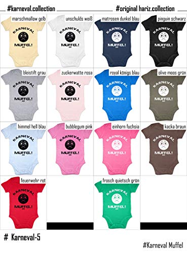 Hariz - Body para bebé, manga corta, carnaval, muffel, carnaval, disfraz y tarjetas de regalo rojo Bomberos de color rojo. Talla:0-3 meses