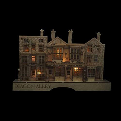 Harry Potter pueblo by D56, Figura Callejón Diagon Alley, para coleccionar, Enesco