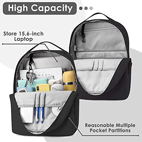 HASAGEI Mochila Mujer Básica Mochilas Hombre Deportivas Clásica Bolso Mochilas Mujer Suave Mochila Casual de Hombre para Portátil de 15,6 ' Mochila para la Universidad, Casual, Diaria
