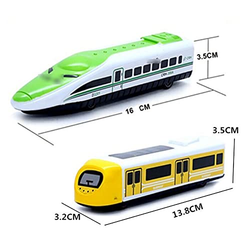 hclshops Modelo de Tren de Alta Velocidad Pull Back Toy Toy Decoration Decoration Regalo Pull Back Modelo de Coche (Size : Random Color)