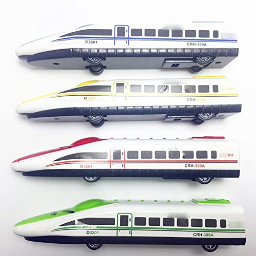 hclshops Modelo de Tren de Alta Velocidad Pull Back Toy Toy Decoration Decoration Regalo Pull Back Modelo de Coche (Size : Random Color)