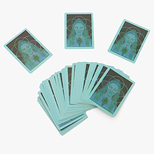 HengLongKeJi Juego de Cartas Eyes of The Soul Oracle, Toda la versión en inglés, Juego de Mesa de Fiesta de Entretenimiento multijugador, adivinación de predicción del Destino Eyes of The Soul Oracle
