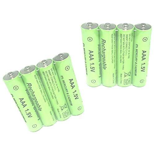 HLPIGF 8 Piezas 1.5V AA 3000Mah BaterÍA Alcalina Recargable + 8 Piezas 1.5V AAA 2100Mah BaterÍA Alcalina para Juguete De Luz Led Mp3