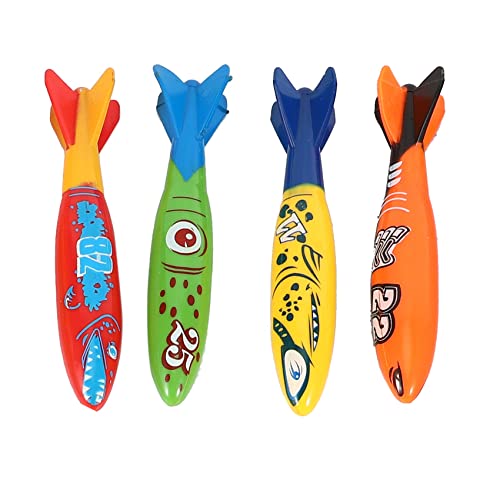 HLPIGF Juguetes de Buceo Juguete de Piscina Sumergible Bajo el Agua, Anillos y Palos de Buceo, Torpedos, CéSped AcuáTico, Regalo de Entrenamiento de Buceo para NiñOs (Paquete de 16)
