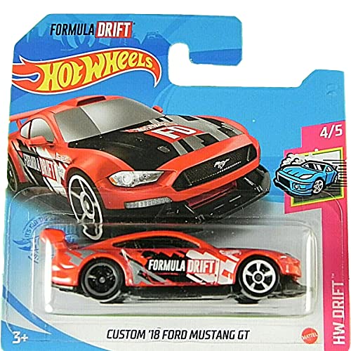 Hot Wheels Custom '18 Ford Mustang GT HW Drift 4/5 (127/250) 2021 Short Card