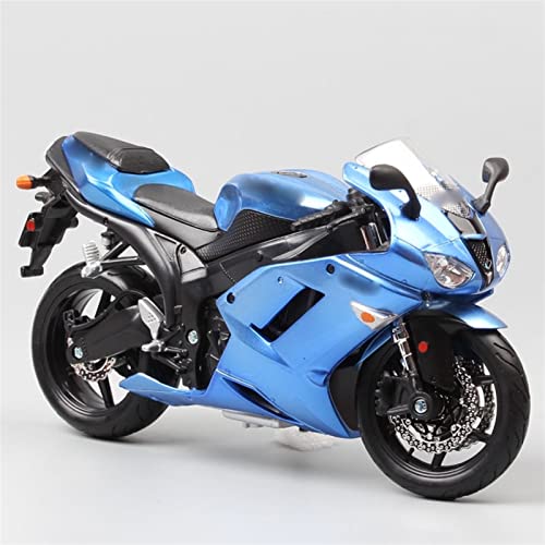 HSSM 1:12 Clásicos para Kawasaki para Ninja ZX-6R Diecast Motocicleta Modelo De Carrera Deportiva Juguete Niños Regalos Die Cast Motocicleta