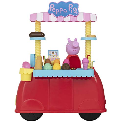 HTI Peppa Pig Ice Cream Car Playset | Gran juego de rol para niños y niñas