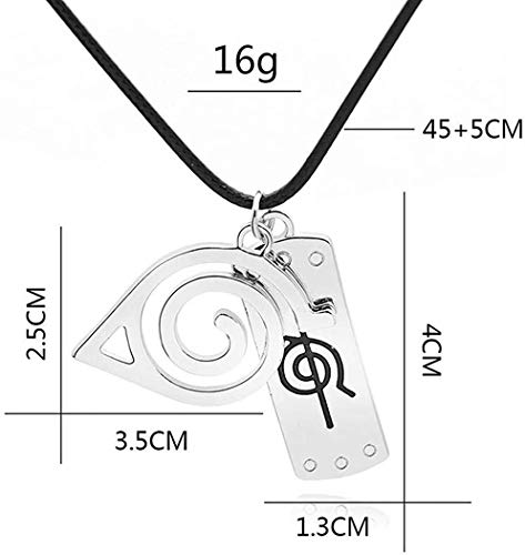 I3C Naruto - Collar con diadema ninjia, cartera de rana, anime Cosplay accesorios para Fans de Shippuden,