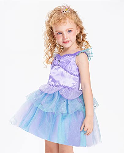 IKALI Disfraz De Princesa Para Niñas Vestido De Tutú De Cuento De Hadas Para Niños Trajes De Cosplay De Fiesta De Carnaval De Halloween