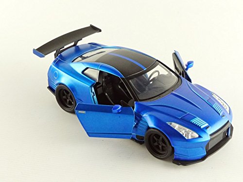 Jada Toys – 98271bl – Nissan GT-r35 – 2012 Ben Sopra – Fast and Furious – Escala 1/24 – Azul