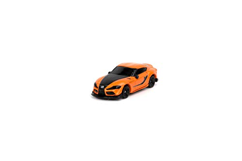 Jada Toys Fast & Furious 253201003 Juego de 3 Coches coleccionables C Nano, Jeep Gladiator, 2019 Dodge Charger SRT Hellcat Widebody, 2020 Toyota Supra, 4 cm, a Partir de 3 años