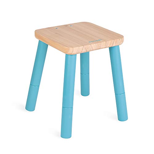Janod - Silla de Madera Ampliable para Niños - Mobiliario para Habitación Infantil - Certificado FSC - Crece con Los Niños de 18 Meses a 5 Años, J08043