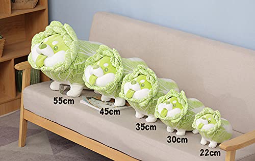 JinwoRyeahs, Animales De Peluches Kawaii，Verduras Dog, Juguete De Peluche De Cachorros, Juguetes Mimados, Almohada De Dibujos Animados De Verduras，Kawaii Decoracion，MuñEcas，Funko Pop Anime-A_55 cm