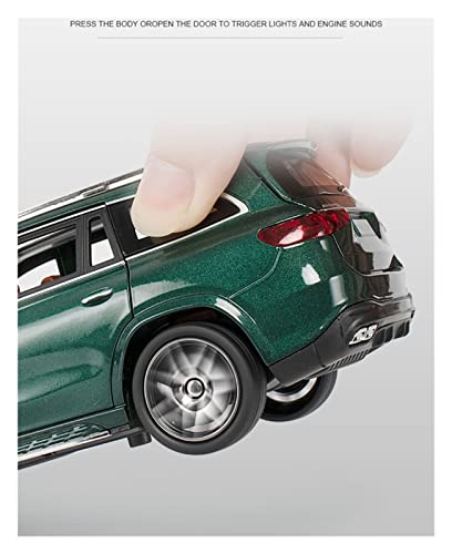 JPJBY 1:24 para Mercedes-Benz GLS AMG G63 Simulación De Aleación Modelo De Coche Niños Juguete Colección De Regalo Joyería Modelo Coche fundición presión (Color : Green)