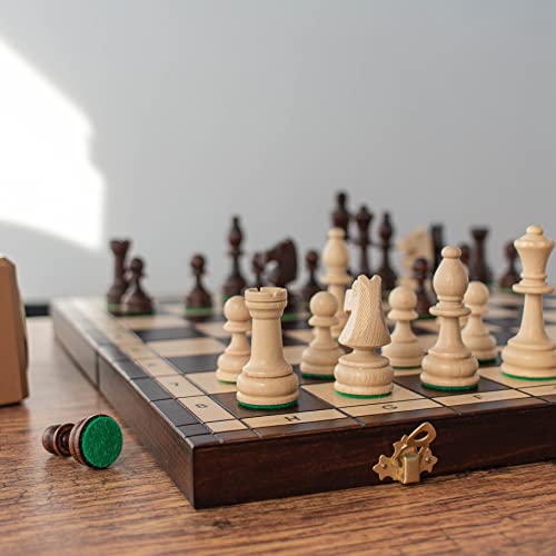 Juego de ajedrez profesional OLÍMPICO grande de clase alta de 42 cm / 16,5 pulgadas hecho a mano por Master Of Chess