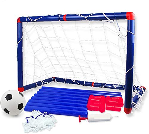 Juego de deportes para niños Portería de hockey Portería de fútbol Palo de hockey de plástico Fútbol de plástico 2 en 1 Artículos deportivos Ayuda didáctica Juego interactivo entre padres e hijos